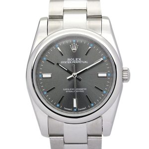 Rolex Oyster Perpetual Replica Lady 31mm Black Dial Luxury Watch - Women??s Timepiece 177200-2