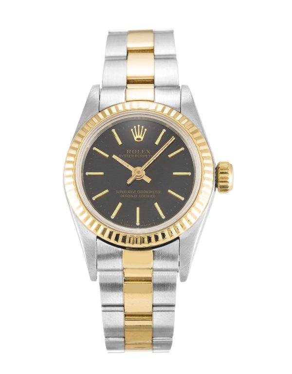 Rolex Oyster Perpetual Replica Lady 26mm Silver Dial High Quality Automatic Women's Watch