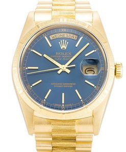 Rolex Day-Date Replica 36mm Blue Dial 18248 Luxury High Quality Timepiece