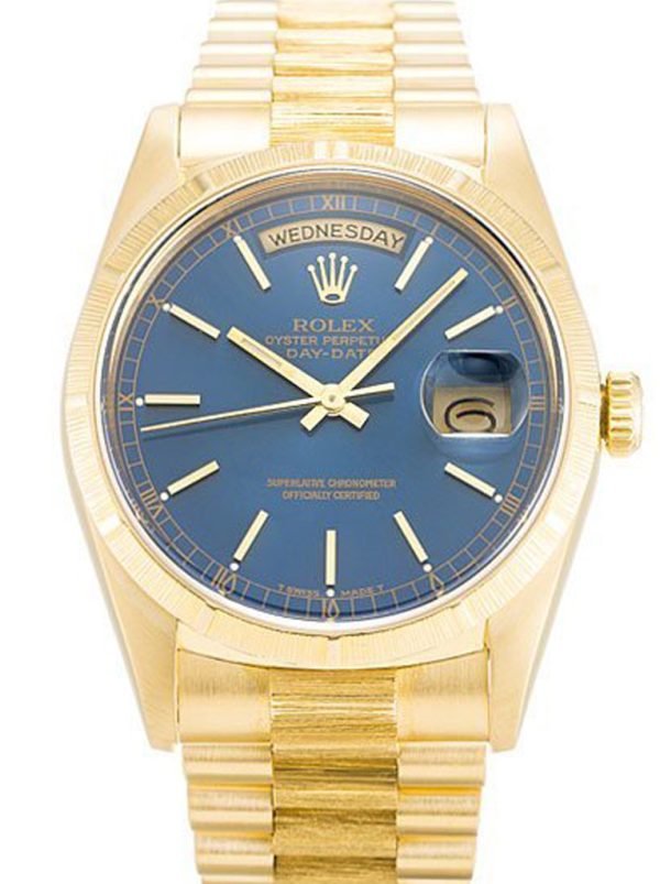 Rolex Day-Date Replica 36mm Blue Dial 18248 Luxury High Quality Timepiece