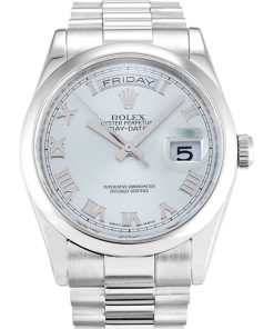 Rolex Day-Date 36mm Blue Dial Replica Luxury Watch - High Quality 118206