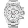Rolex Superclone Daytona Replica 40mm White Dial Chronograph Luxury Watch