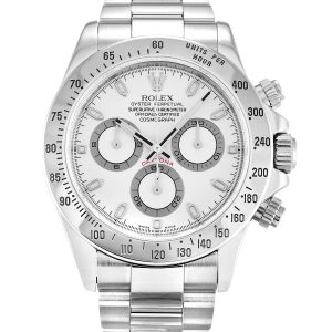 Rolex Superclone Daytona Replica 40mm White Dial Chronograph Luxury Watch