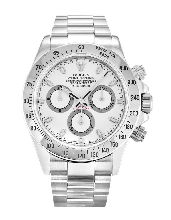 Rolex Superclone Daytona Replica 40mm White Dial Chronograph Luxury Watch
