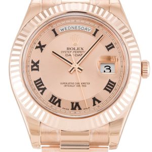 Rolex Day-Date II Replica 40mm Rose Dial Luxury Watch - High Quality Classic Design