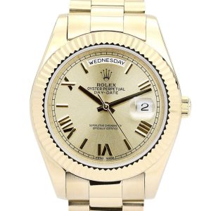 Rolex Day-Date II Replica 40mm Gold Dial 218238 Luxury Men's Watch