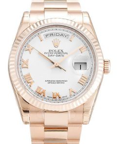 Rolex Day-Date Replica 36mm White Dial 118235 F Luxury Men's Watch