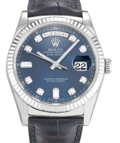 Rolex Day-Date Replica 36mm Blue Dial 118139 Luxury High Quality Timepiece