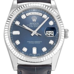 Rolex Day-Date Replica 36mm Blue Dial 118139 Luxury High Quality Timepiece