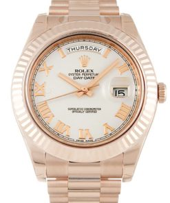 Rolex Day-Date II Replica 40mm Ivory Dial Luxury Watch for Men