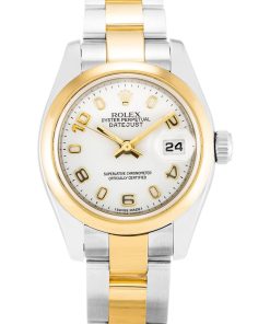 Rolex Lady-Datejust Replica 26mm White Dial 179163 Luxury Women??s Automatic Watch