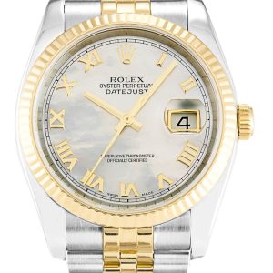 Rolex Datejust 36mm Mother of Pearl White Dial Replica - Luxury High Quality Watch for Discerning Buyers