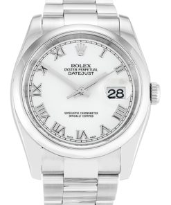 Rolex Datejust Replica 36mm White Dial Automatic High Quality Luxury Watch