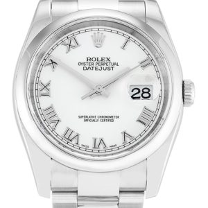 Rolex Datejust Replica 36mm White Dial Automatic High Quality Luxury Watch