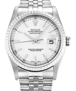 Rolex Replica Datejust 36mm White Dial Luxury Watch - Model 16220-3 for Men