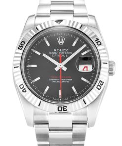 Rolex Datejust Turn-O-Graph Replica 36mm Grey Dial Luxury Watch for Men