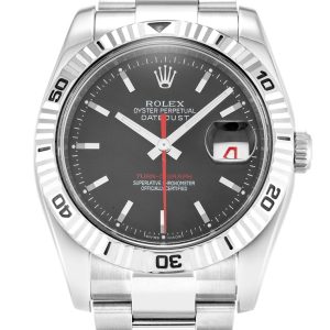 Rolex Datejust Turn-O-Graph Replica 36mm Grey Dial Luxury Watch for Men