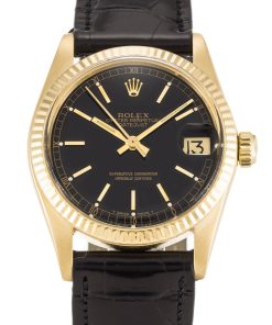 Rolex Datejust Replica Mid-Size 31mm Black Dial 6827 Luxury Automatic Watch for Men and Women