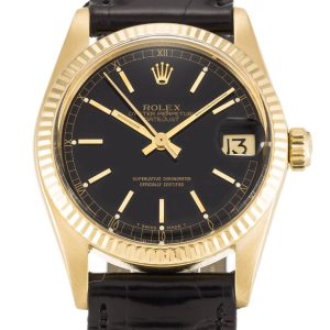 Rolex Datejust Replica Mid-Size 31mm Black Dial 6827 Luxury Automatic Watch for Men and Women
