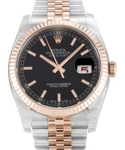 Rolex Lady-Datejust Replica 36mm Rose Dial 179171 High-Quality Luxury Watch