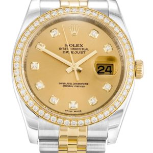 Rolex Datejust Replica 36mm Champagne Dial 116243 Luxury High Quality Watch