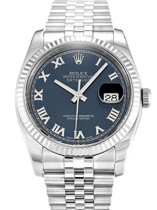 Rolex Datejust Replica 36mm Blue Dial 116234 Luxury High Quality Swiss Watch
