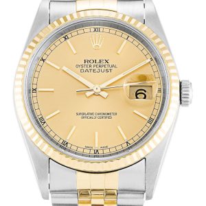 Rolex Datejust Replica 36mm Champagne Dial 16233 Luxury High Quality Watch