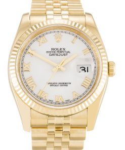 Rolex Datejust Replica 36mm White Dial 116238 Luxury High Quality Watch