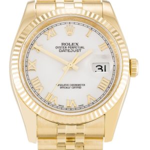Rolex Datejust Replica 36mm White Dial 116238 Luxury High Quality Watch