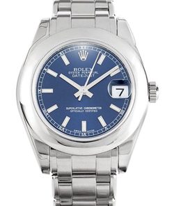 Rolex Datejust Replica 31mm Blue Dial Luxury Women's Watch 81209
