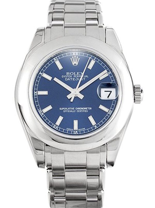 Rolex Datejust Replica 31mm Blue Dial Luxury Women's Watch 81209