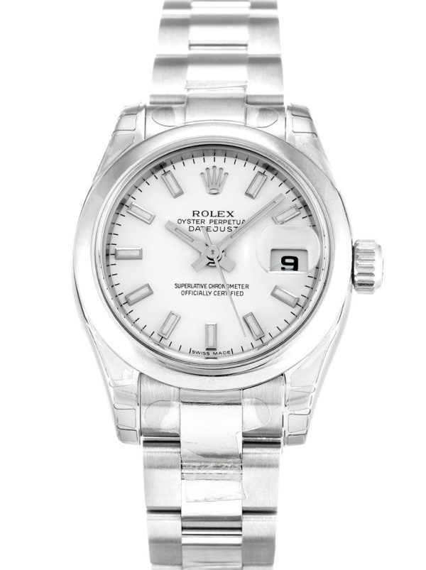 Rolex Lady-Datejust Replica 26mm White Dial 179160 Luxury High Quality