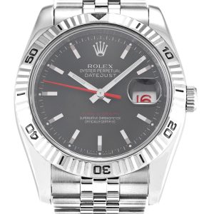 Rolex Replica Datejust Turn-O-Graph 36mm Grey Dial Automatic Luxury Watch for Men