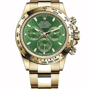 Superclone Rolex Daytona Replica "John Mayer" Green Dial 116508 Luxury High Quality Watch