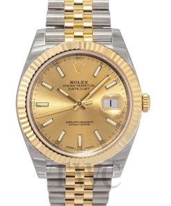 Rolex Datejust II Replica 41mm Champagne Dial 126333 Luxury Watch High Quality