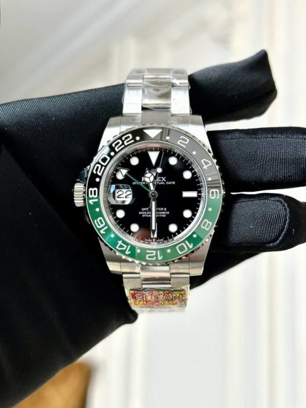 Rolex GMT-Master II Replica 126720VTNR ??Sprite?? 40mm Black Dial Luxury Watch - Image 2