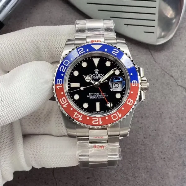 Rolex GMT-Master II Superclone Replica 40mm 126710BLRO ??Pepsi?? Oyster High-Quality Luxury Timepiece - Image 2