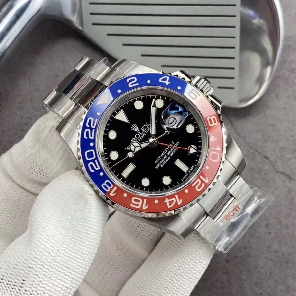 Rolex GMT-Master II Superclone Replica 40mm 126710BLRO ??Pepsi?? Oyster High-Quality Luxury Timepiece - Image 3