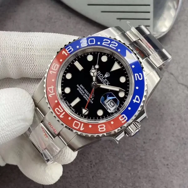 Rolex GMT-Master II Superclone Replica 40mm 126710BLRO ??Pepsi?? Oyster High-Quality Luxury Timepiece - Image 4