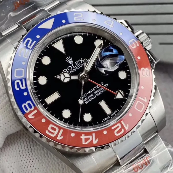 Rolex GMT-Master II Superclone Replica 40mm 126710BLRO ??Pepsi?? Oyster High-Quality Luxury Timepiece - Image 5