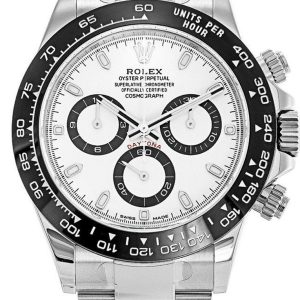 Rolex Daytona Superclone Replica Panda 40mm White Dial 116500LN Luxury High Quality Watch