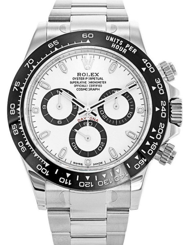 Rolex Daytona Superclone Replica Panda 40mm White Dial 116500LN Luxury High Quality Watch