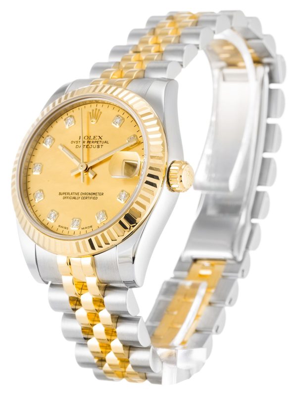 Rolex Lady-Datejust Replica 31mm Champagne Dial 178273 Luxury Women's Watch - Image 2