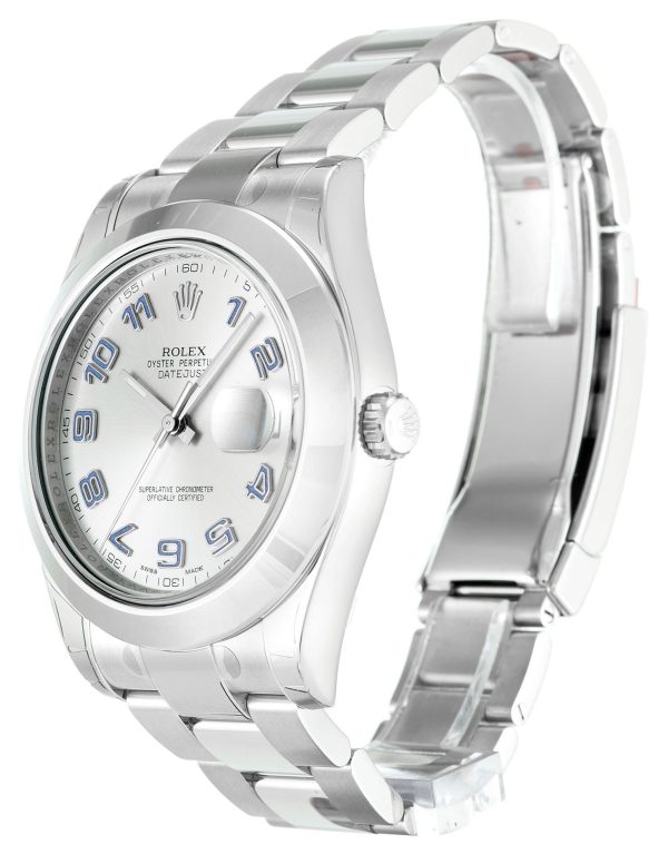 Rolex Datejust II Replica Luxury 41mm Silver Dial 116300 Men's Watch - Image 2