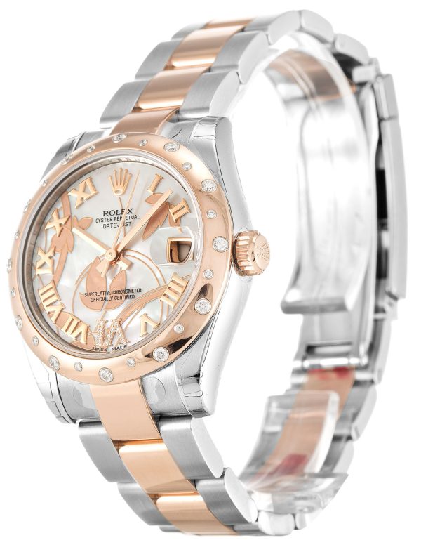 Rolex Lady-Datejust Replica 31mm White Floral Dial 178341 Luxury Women's Watch - Image 2