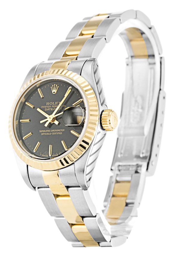 Rolex Lady-Datejust Replica 26mm Black Dial 69173 Luxury High Quality Women's Watch - Image 2