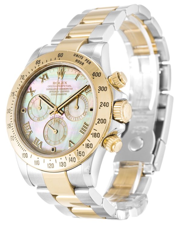 Rolex Daytona Replica 40mm Mother of Pearl Black Dial 116523 - Luxury Men's Watch - Image 2