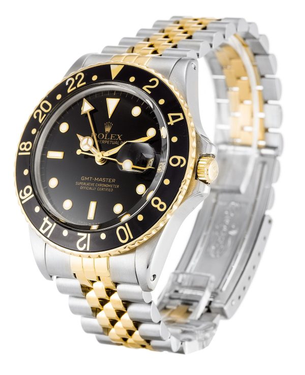 Rolex GMT-Master Replica 38mm Black Dial 16753 Luxury High Quality Watch - Image 2