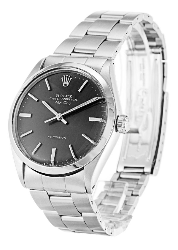 Rolex Air-King Replica 34mm Grey Dial Luxury Watch - High Quality Timepiece - Image 2