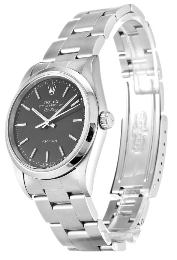Rolex Air-King Replica 34mm Black Dial Luxury Watch - High Quality Men's Timepiece - Image 2